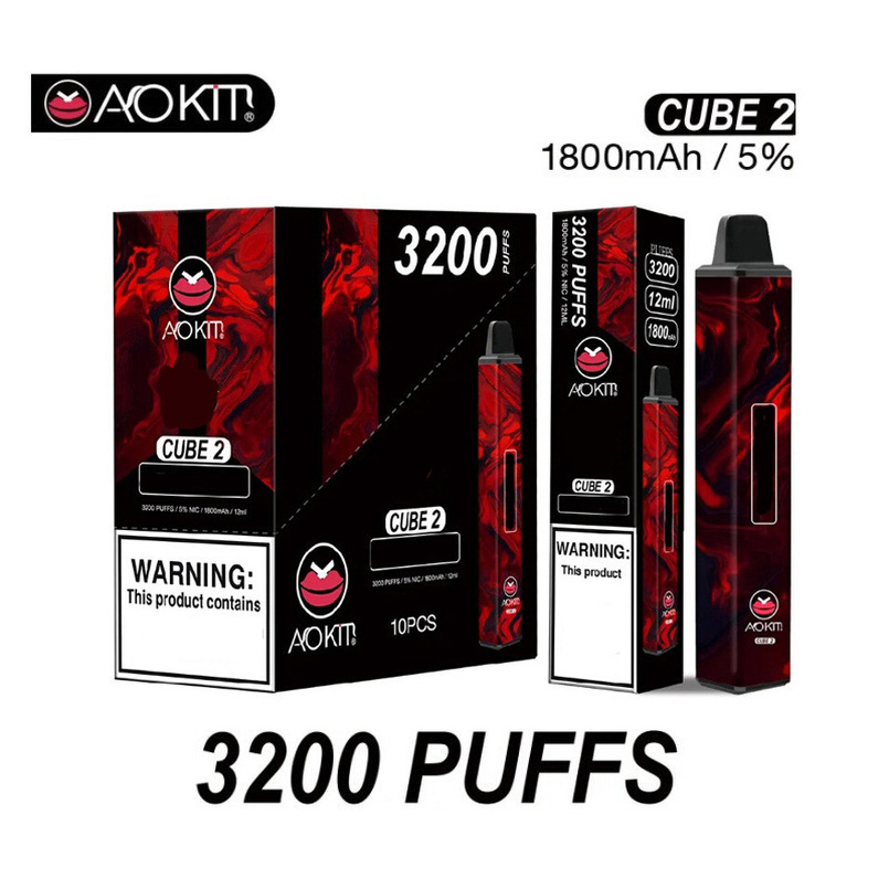 Original Aokit Cube 2 Disposable Pod Device 12ml 1800mAh 3200 Puffs Vapor Bar System Square Pod Ecig Kit 100% Genuine Wholesale
Original Aokit Cube 2 Disposable Pod Device 12ml 1800mAh 3200 Puffs Vapor Bar System Square Pod Ecig Kit 100% Genuine Wholesale