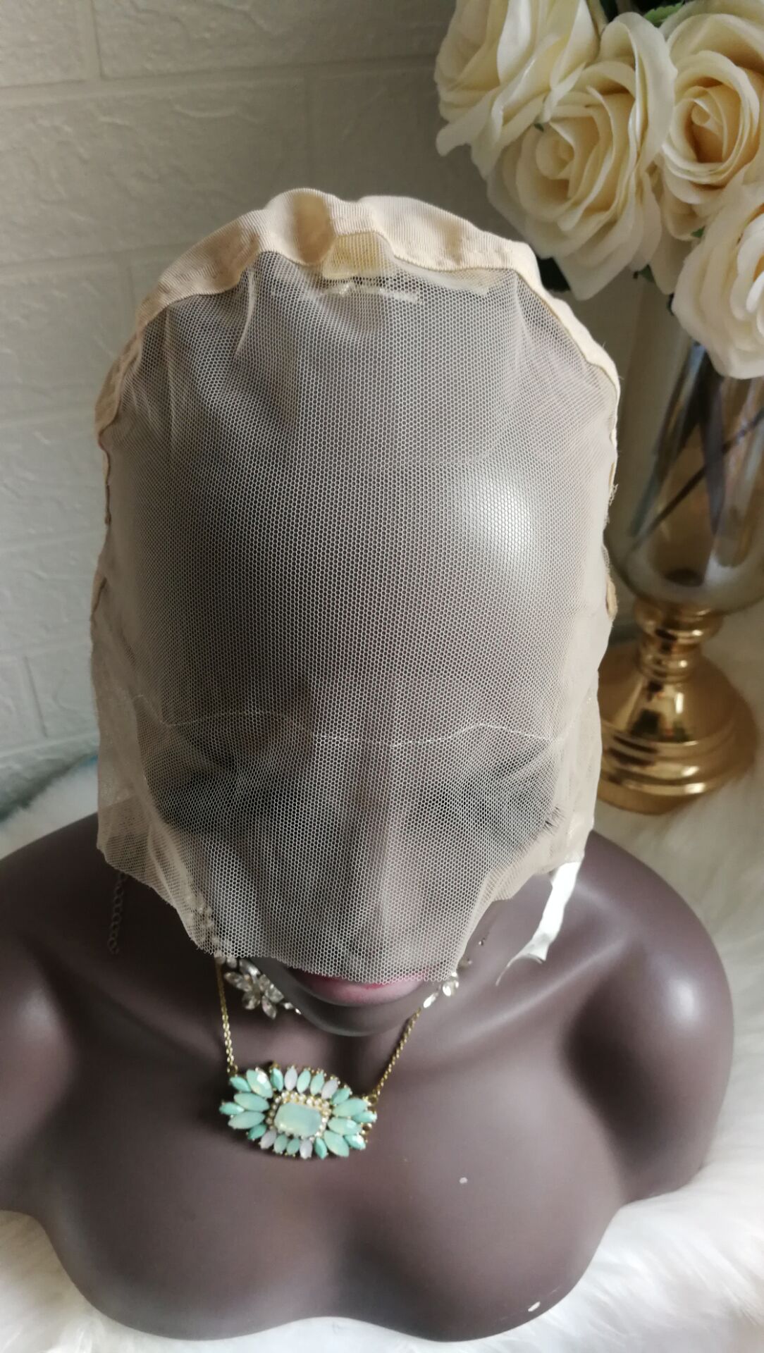 DIY Glueless Lace Wig Cap for Making Wigs Swiss with straps and ear to ear Stretch