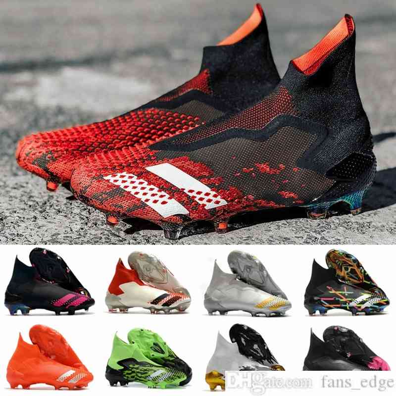 Soccer Cleats Mens Messi Predator Mutator 20+ High FG Slip-On Soccer Shoes Core Black White Active Red Gold Football Boots botas de futbol, 01
Soccer Cleats Mens Messi Predator Mutator 20+ High FG Slip-On Soccer Shoes Core Black White Active Red Gold Football Boots botas de futbol, 01