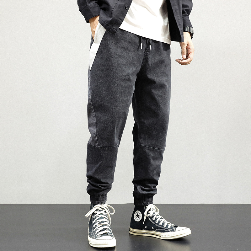 2021 New Japanese Style Fashion Men Jeans Loose Fit Casual Cargo Pants Streetwear Spliced Designer Black Gray Hip Hop Joggers Trousers Lkq7
2021 New Japanese Style Fashion Men Jeans Loose Fit Casual Cargo Pants Streetwear Spliced Designer Black Gray Hip Hop Joggers Trousers Lkq7