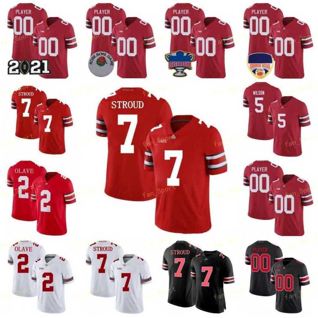 Custom Ohio State Buckeyes Football Jersey 2 Chris Olave 22 Chambers 28 Miyan Williams 6 Jameson Williams 88 Jeremy Ruckert 11 Jaxon Smith-Njigba, As
Custom Ohio State Buckeyes Football Jersey 2 Chris Olave 22 Chambers 28 Miyan Williams 6 Jameson Williams 88 Jeremy Ruckert 11 Jaxon Smith-Njigba, As