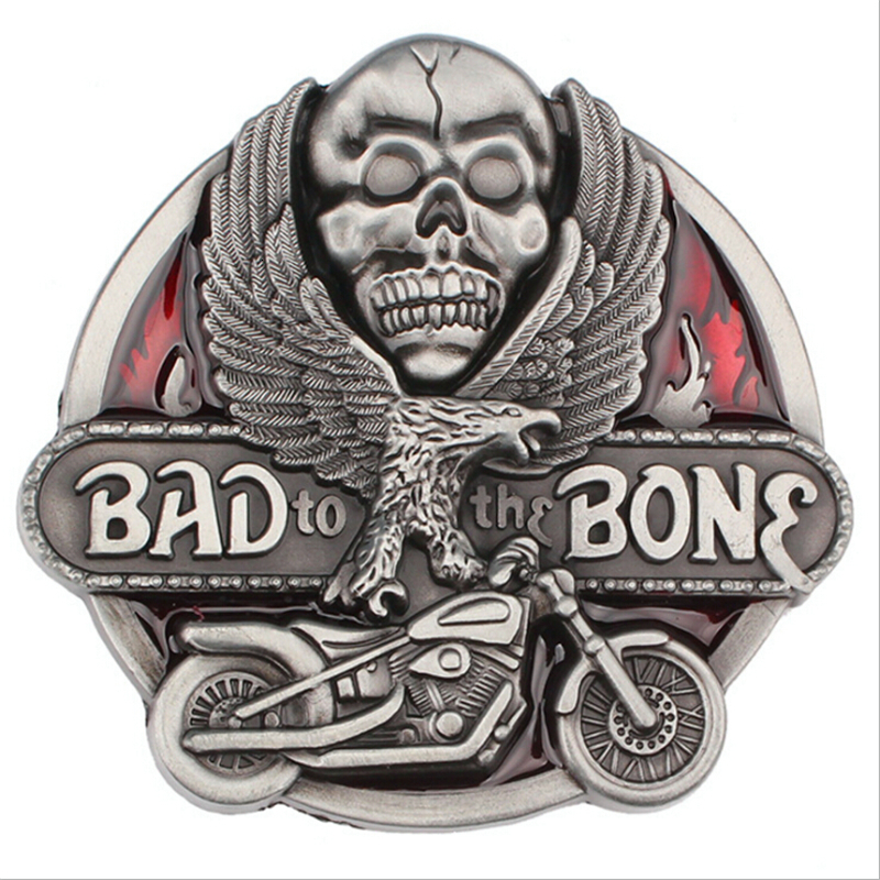 2021 New for Leather Style Buckle Bad to Bone Skull Head Diy Customize Belt Accessories Hl7n, Black
2021 New for Leather Style Buckle Bad to Bone Skull Head Diy Customize Belt Accessories Hl7n, Black