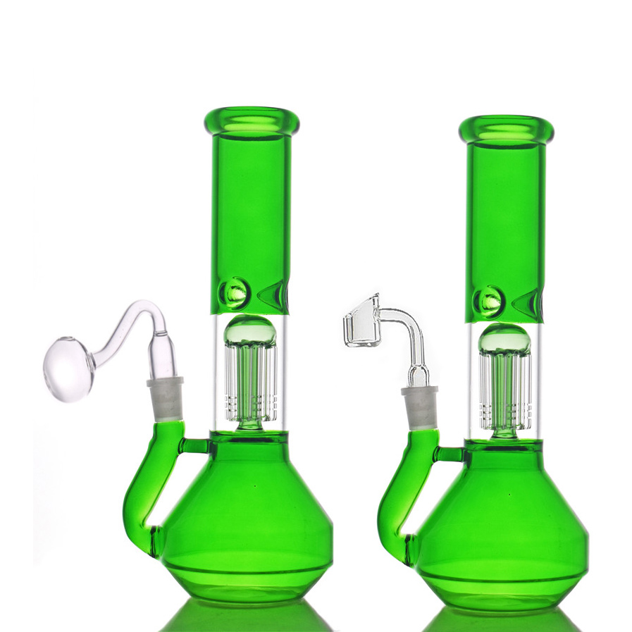 1PCS Glass Bong hookah 10.5inch Dab Oil Rig arm tree Percs honeycomb recycler beaker Bongs with 14mm male glass oil burner pipes quartz banger nail
1PCS Glass Bong hookah 10.5inch Dab Oil Rig arm tree Percs honeycomb recycler beaker Bongs with 14mm male glass oil burner pipes quartz banger nail