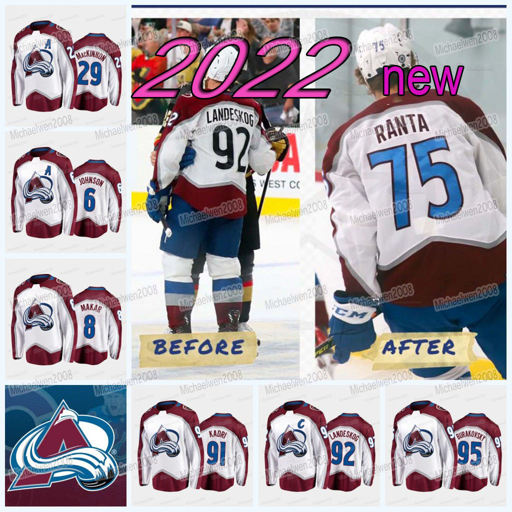 Gabriel Landeskog Colorado Avalanche 2022 White Away Jersey Nazem Kadri Darcy Kuemper Nathan MacKinnon Andre Burakovsky J.T. Compher Cale Makar Erik Johnson, Youth 2021 reverse retro
Gabriel Landeskog Colorado Avalanche 2022 White Away Jersey Nazem Kadri Darcy Kuemper Nathan MacKinnon Andre Burakovsky J.T. Compher Cale Makar Erik Johnson, Youth 2021 reverse retro