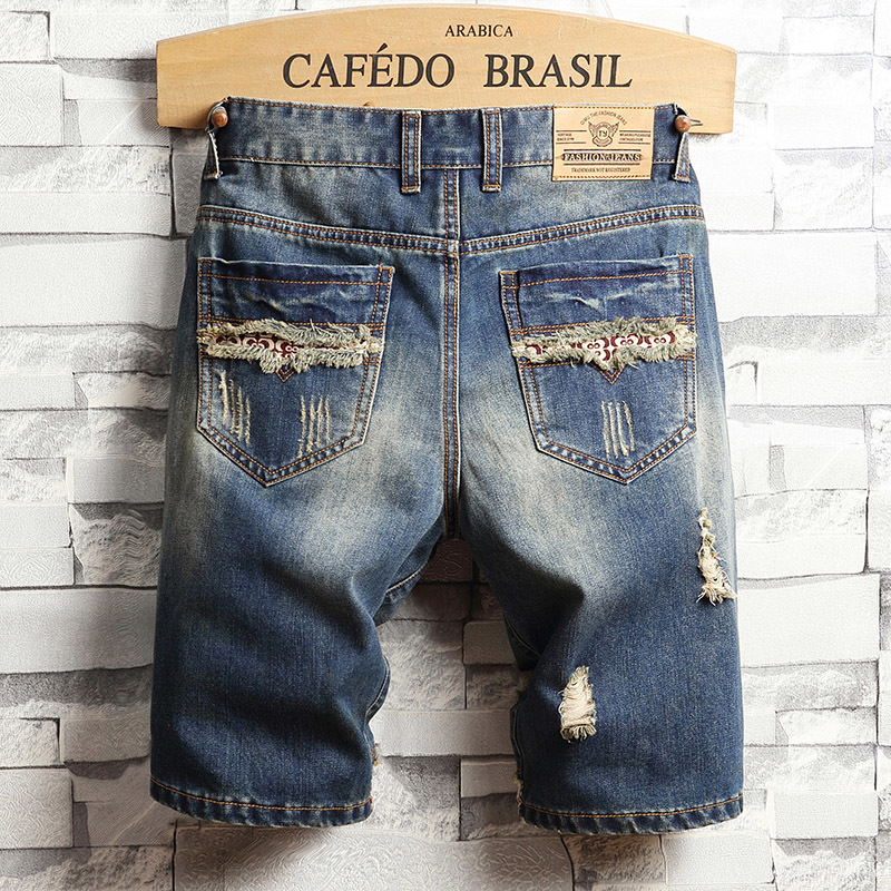 2021 Summer New Fashion Mens Ripped Short Jeans Casual Denim Shorts Male Slim Cotton Breathable Gehf, Blue
2021 Summer New Fashion Mens Ripped Short Jeans Casual Denim Shorts Male Slim Cotton Breathable Gehf, Blue