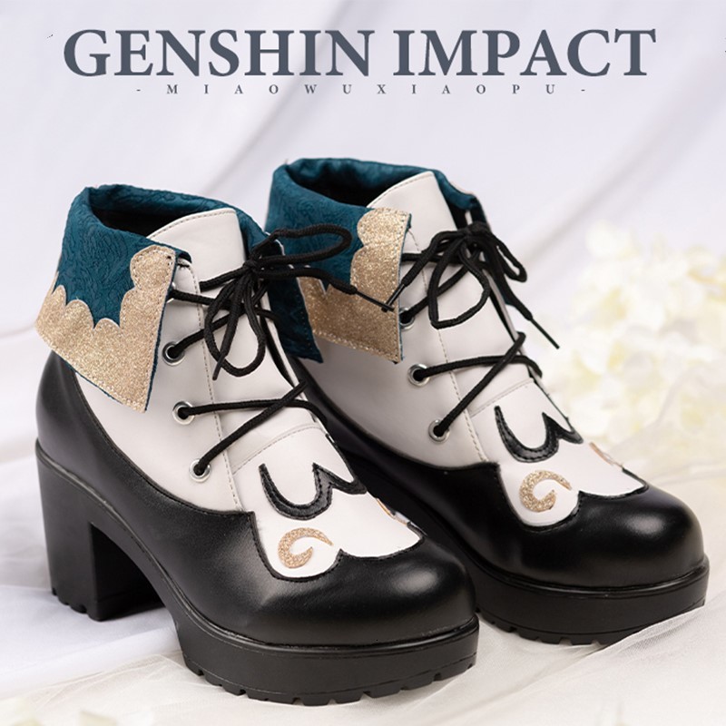 Warm Game Genshin Impact Cosplay Carnival Barbara Halloween Woman Party Uniform Shoes Lolita High-heeled Boots Ey5e, Black
Warm Game Genshin Impact Cosplay Carnival Barbara Halloween Woman Party Uniform Shoes Lolita High-heeled Boots Ey5e, Black