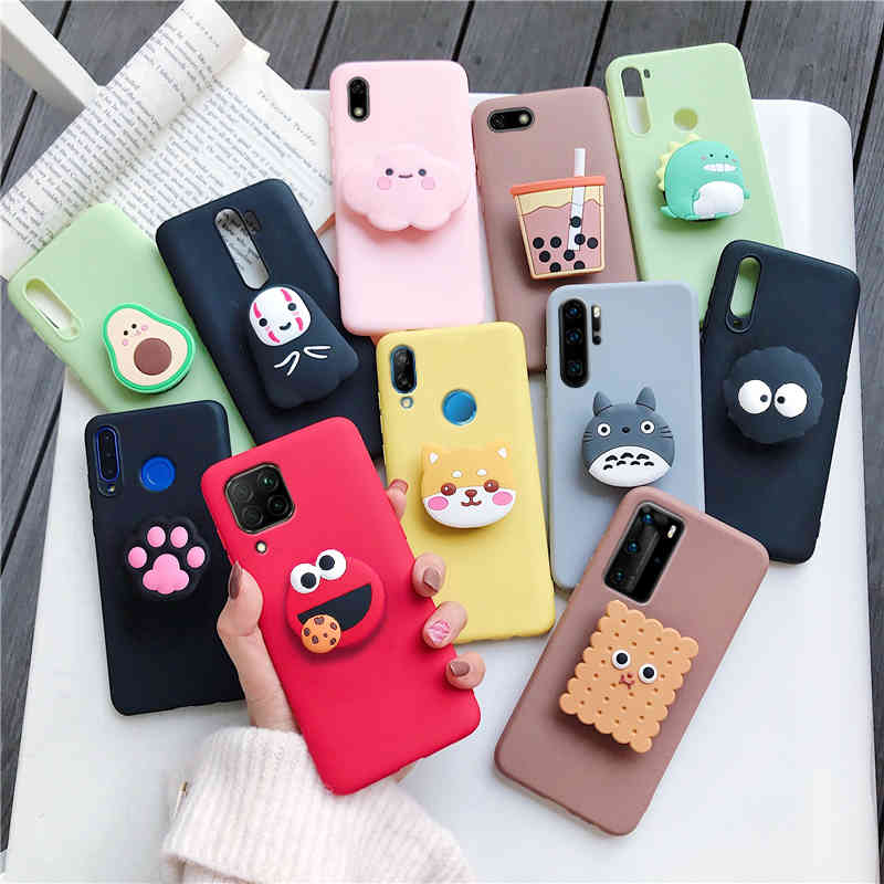 3D silicone cartoon phone holder case for huawei p40 pro p30 p20 lite p50 p8 p9 p10 plus cute stand covers, Red case elm
3D silicone cartoon phone holder case for huawei p40 pro p30 p20 lite p50 p8 p9 p10 plus cute stand covers, Red case elm