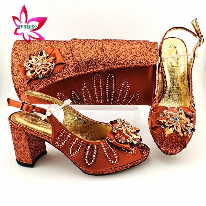 Dress Shoes Comfortable High Heels Nigerian Women And Bag Set In Orange Color Fashion Design African Ladies Sandals For Party, Champagne
Dress Shoes Comfortable High Heels Nigerian Women And Bag Set In Orange Color Fashion Design African Ladies Sandals For Party, Champagne