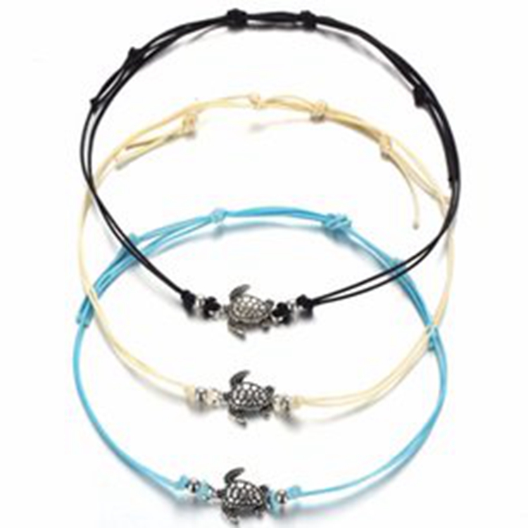 Bohemian tortoise Anklet Bracelet Set braided rope decorative beach jewelry for women and girls 3 pieces
Bohemian tortoise Anklet Bracelet Set braided rope decorative beach jewelry for women and girls 3 pieces