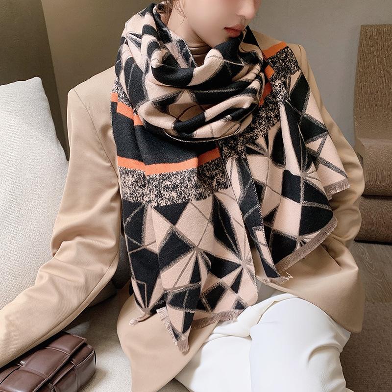 Hats, Scarves & Gloves Sets 2021 Winter Scarf Double-sided Women Cashmere Warm Thick Geometry Shawl Wrap Bufanda Hijab, Blue;gray
Hats, Scarves & Gloves Sets 2021 Winter Scarf Double-sided Women Cashmere Warm Thick Geometry Shawl Wrap Bufanda Hijab, Blue;gray