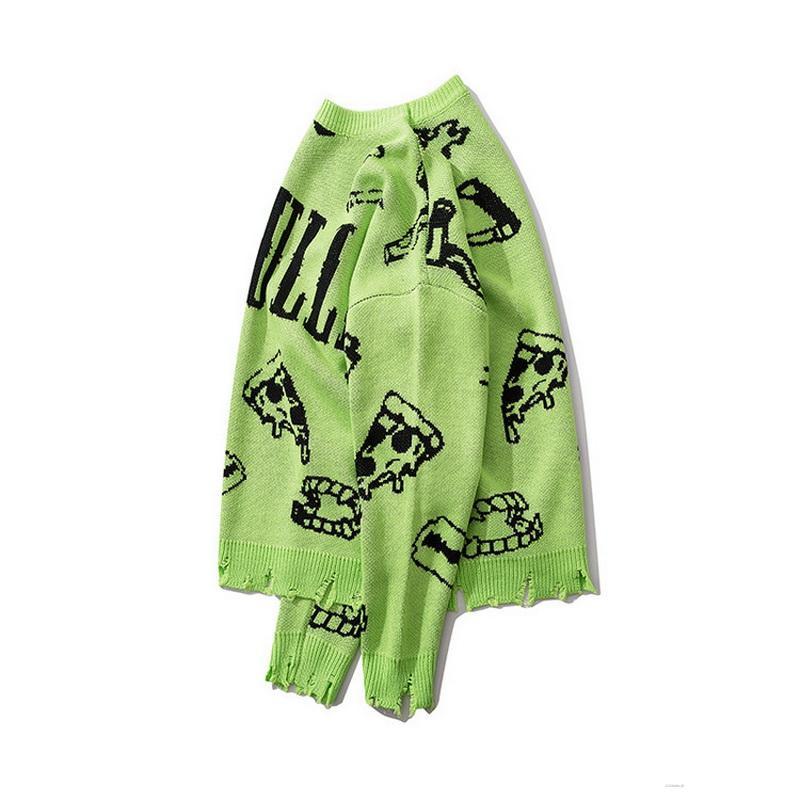 Men's Sweaters 2022 Men Pullover Sweater Round Neck Casual Trend Hip Hop Letter Ins Wind Streetwear Autumn Winter