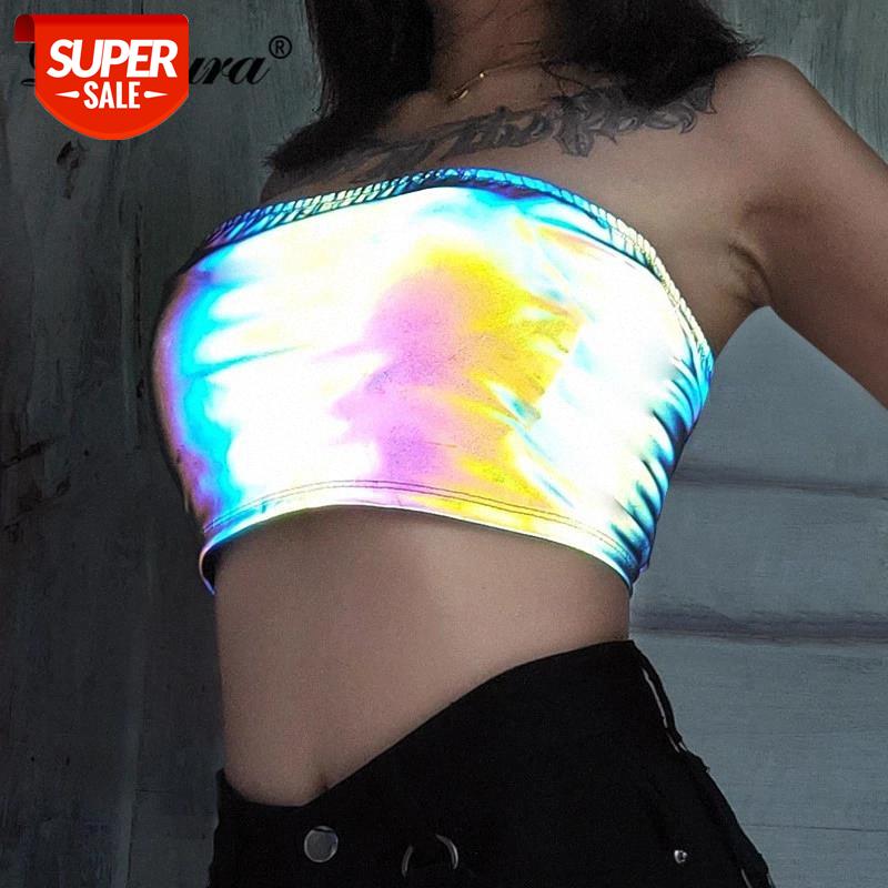 Dulzura 2019 summer women crop top tanks neon reflective bandage sexy hollow out streetwear festival clothing party club cute #3M7S, White
Dulzura 2019 summer women crop top tanks neon reflective bandage sexy hollow out streetwear festival clothing party club cute #3M7S, White