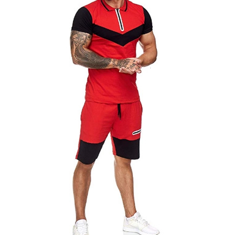 tracksuit sport suit men's 2021 short sleeve color matching outdoor sports casual wear, Gray
tracksuit sport suit men's 2021 short sleeve color matching outdoor sports casual wear, Gray