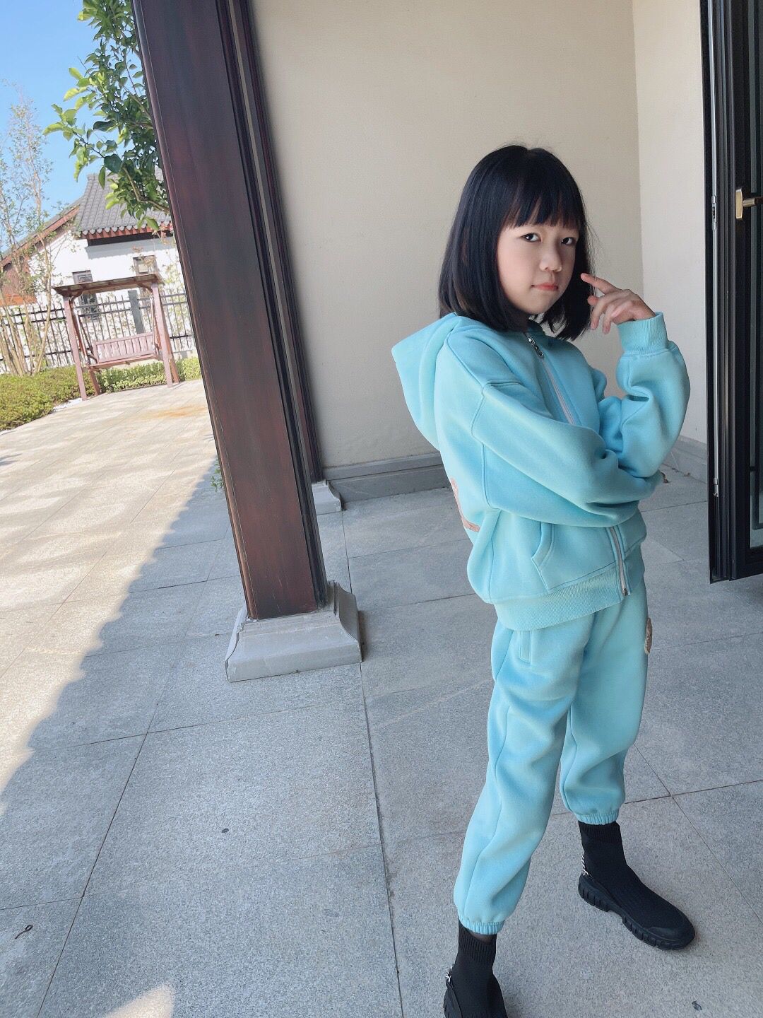 Autumn winter Clothing sets For toddler Girl Children Hooded Jacket with Pants 2Pcs/Set big Boy Clothes suit Kids causal Tracksuits, Sky blue
Autumn winter Clothing sets For toddler Girl Children Hooded Jacket with Pants 2Pcs/Set big Boy Clothes suit Kids causal Tracksuits, Sky blue