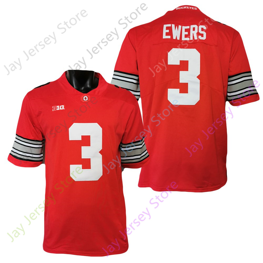 2021 New NCAA College Ohio State Buckeyes Football Jersey 3 Quinn Ewers Red Size S-3XL All Stitched Youth Adult, As pic
2021 New NCAA College Ohio State Buckeyes Football Jersey 3 Quinn Ewers Red Size S-3XL All Stitched Youth Adult, As pic