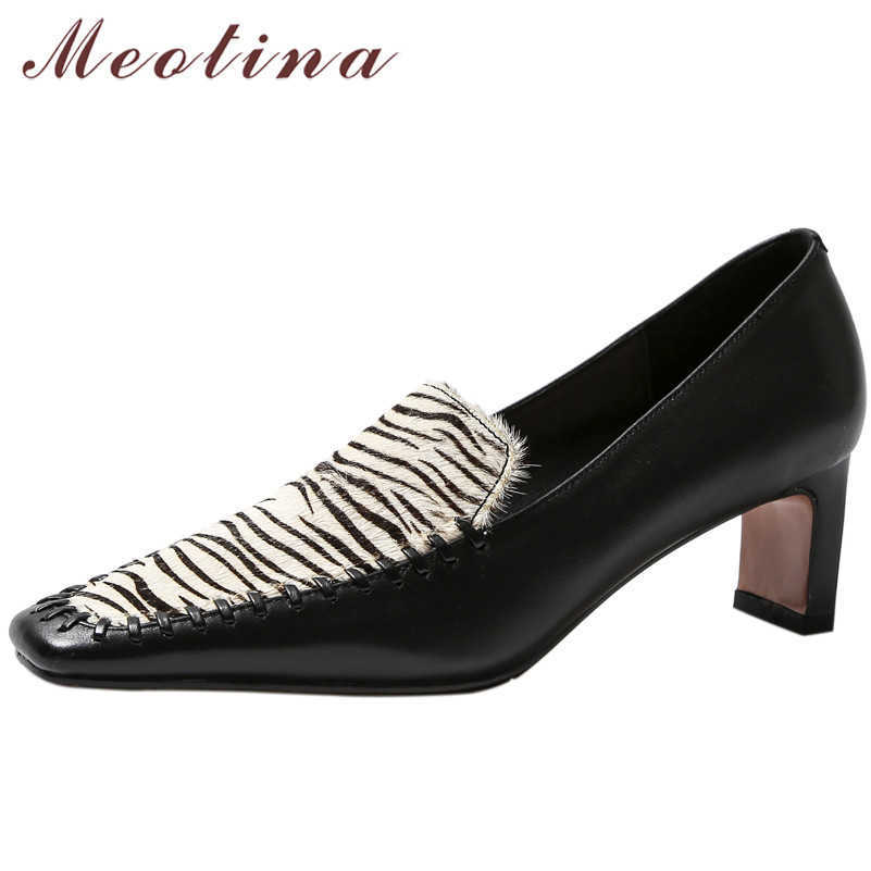 Meotina Natural Genuine Leather Women Shoes Square Toe High Heels Block Heel Pumps Dress Ladies Footwear Spring Black 34-40 210608
Meotina Natural Genuine Leather Women Shoes Square Toe High Heels Block Heel Pumps Dress Ladies Footwear Spring Black 34-40 210608