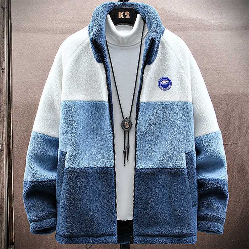 Patchwork Men's Winter Warm Jacket Fleece Parkas Big Size 6XL 7XL 8XL Thick Casual Thermal Parka Oversized Coat 211204, Blue
Patchwork Men's Winter Warm Jacket Fleece Parkas Big Size 6XL 7XL 8XL Thick Casual Thermal Parka Oversized Coat 211204, Blue