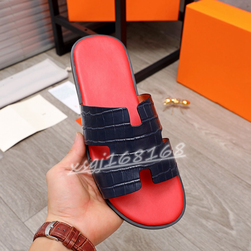 Kids Classic H mens Izmir Slippers Summer Slide Real Soft Leather Men Beach Flip Flops Luxury Men's Slipper top quality sandals
Kids Classic H mens Izmir Slippers Summer Slide Real Soft Leather Men Beach Flip Flops Luxury Men's Slipper top quality sandals