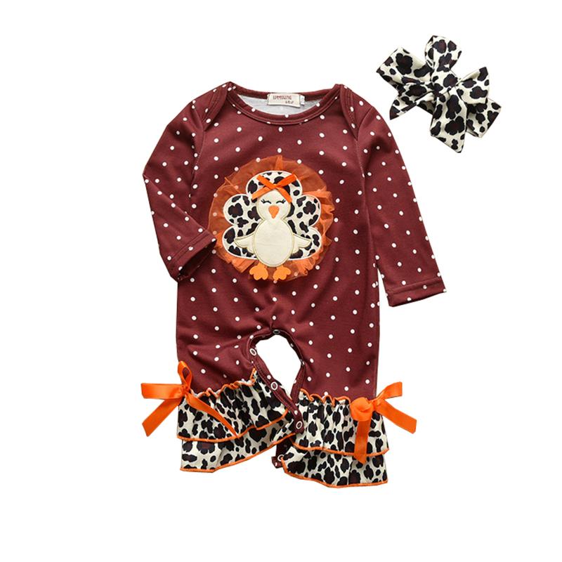Jumpsuits Thanksgiving Day Baby Girls Boys Rompers 0-18M Turkey Printed Ruffles Long Sleeve Headband, As pic
Jumpsuits Thanksgiving Day Baby Girls Boys Rompers 0-18M Turkey Printed Ruffles Long Sleeve Headband, As pic