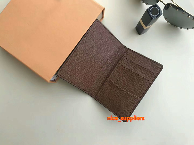 Men genuine leather passport cover wallet women card holder MINI wallet CX#102 Fashion Famous Brand 61732 With Box Bags, Brown plaid
Men genuine leather passport cover wallet women card holder MINI wallet CX#102 Fashion Famous Brand 61732 With Box Bags, Brown plaid