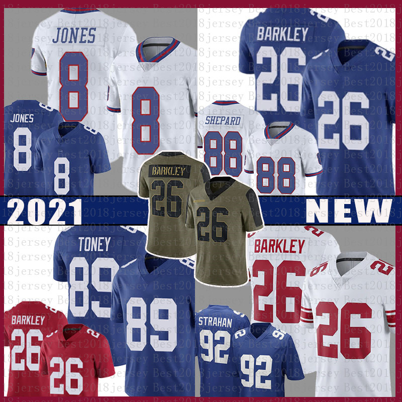 Kenny Golladay Saquon Barkley Daniel Jones Football Jersey Lawrence Taylor Michael Strahan Kadarius Toney James Bradberry Sterling Shepard Azeez Landon Collins
Kenny Golladay Saquon Barkley Daniel Jones Football Jersey Lawrence Taylor Michael Strahan Kadarius Toney James Bradberry Sterling Shepard Azeez Landon Collins