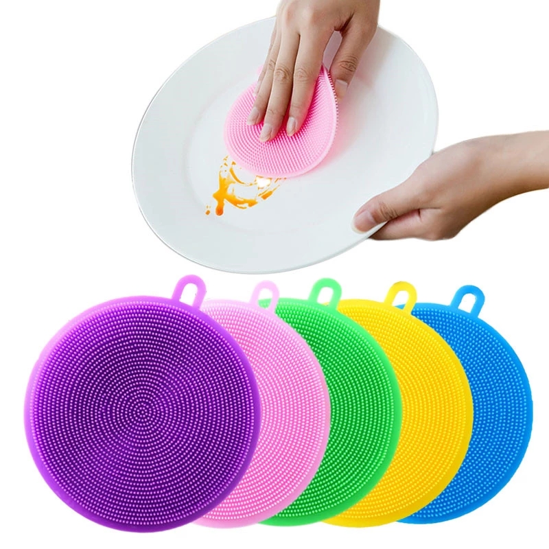 Silicone Dish Bowl Cleaner Cleaning Brush Cloths Pot Pan Wash Brushes Kitchen Cleaners Fruit Vegetable scrub Insulation Mat Cooking Tool WLL23
Silicone Dish Bowl Cleaner Cleaning Brush Cloths Pot Pan Wash Brushes Kitchen Cleaners Fruit Vegetable scrub Insulation Mat Cooking Tool WLL23