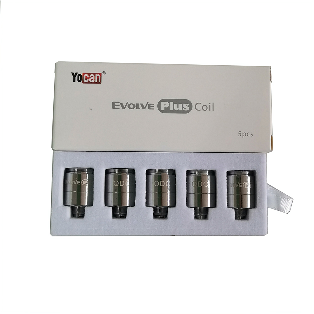 Original Yocan Evolve Plus QDC Coils and Ceramic Donut Coil 5pcs/pack 100pcs/box Replacement for Kit Wax Pen
Original Yocan Evolve Plus QDC Coils and Ceramic Donut Coil 5pcs/pack 100pcs/box Replacement for Kit Wax Pen