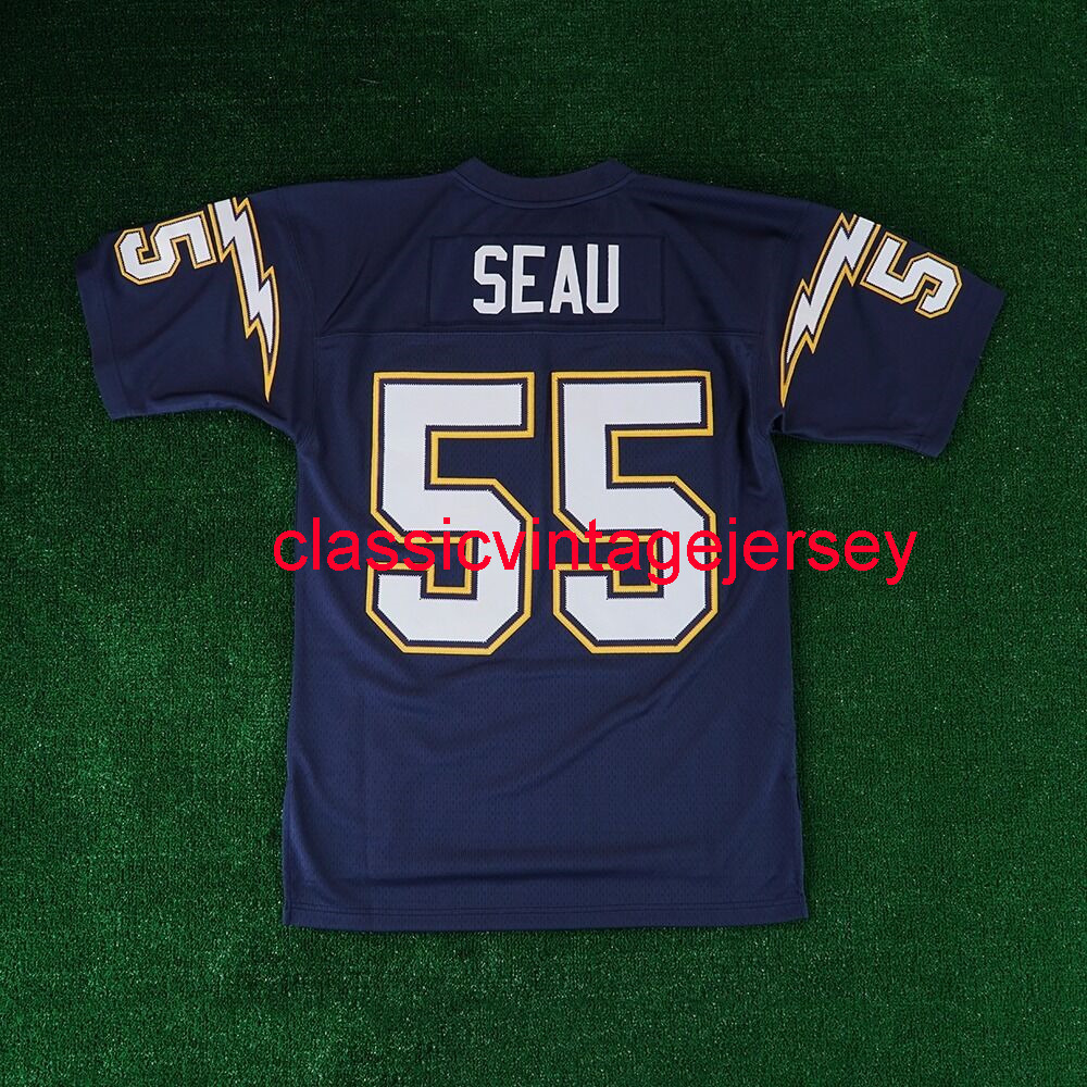 Men Women Youth Junior Seau 1994 MITCHELL & NESS Home Throwback Jersey Stitched Custom Any name number Football jersey, Blue
Men Women Youth Junior Seau 1994 MITCHELL & NESS Home Throwback Jersey Stitched Custom Any name number Football jersey, Blue