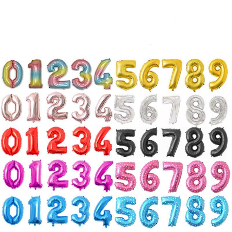 new32 Inches Number Balloon Birthday Party Decorations Color Aluminum Foil Balloons Wedding Home Banquet Supplies EWD1732
new32 Inches Number Balloon Birthday Party Decorations Color Aluminum Foil Balloons Wedding Home Banquet Supplies EWD1732