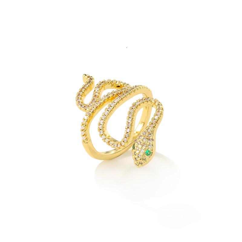 Cluster Rings 2021 Fashion Gold Color Punk Style Snake Open Ring For Women + CZ Wedding Jewelry Female Engagement Gift
Cluster Rings 2021 Fashion Gold Color Punk Style Snake Open Ring For Women + CZ Wedding Jewelry Female Engagement Gift