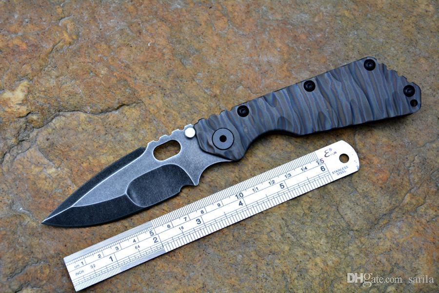 Strider SMF tactical folding knife Y-START D2 high speed steel black stonewashed TC4 flame texture handle outdoor survival knife
Strider SMF tactical folding knife Y-START D2 high speed steel black stonewashed TC4 flame texture handle outdoor survival knife