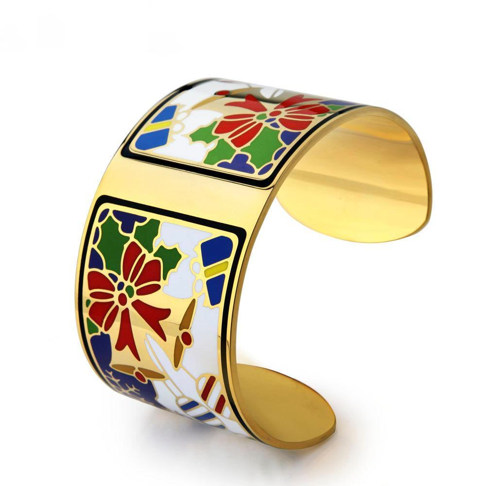 VAROLE Christmas Enamel flower decorative pattern Love Bangle Bracelets & Bangles Pulseiras Women Fashion Jewelry pulseiras
VAROLE Christmas Enamel flower decorative pattern Love Bangle Bracelets & Bangles Pulseiras Women Fashion Jewelry pulseiras