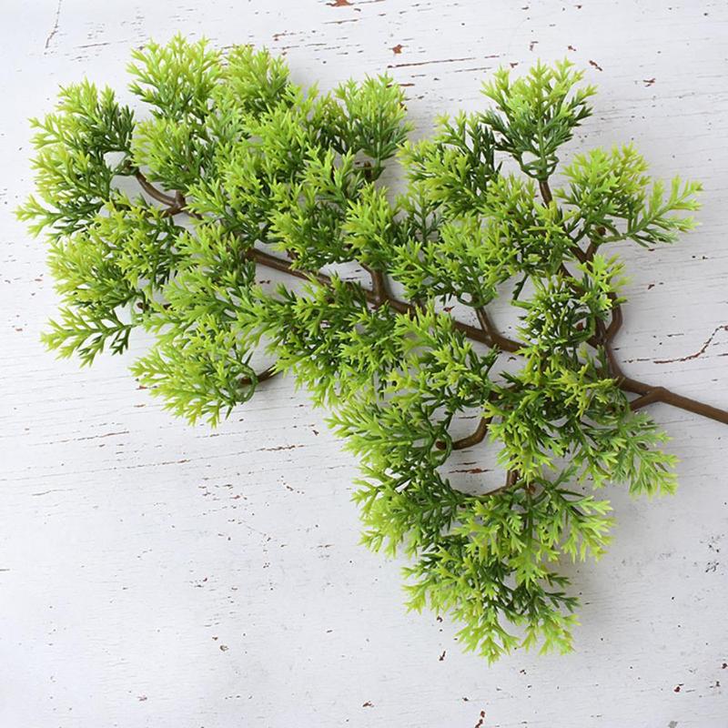 1Pc Plastic Artificial Green Cypress Tree Leaf Pine Needle Leaves Branch Christmas Wedding Home Office Hotel Decoration
1Pc Plastic Artificial Green Cypress Tree Leaf Pine Needle Leaves Branch Christmas Wedding Home Office Hotel Decoration