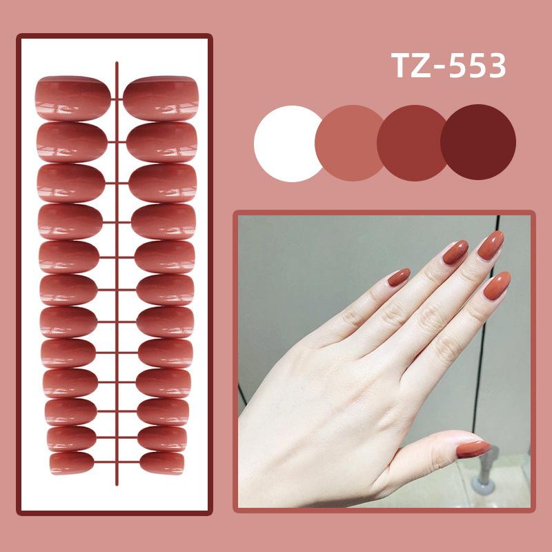False Nails 24pcs Peach Pink Wear Long Paragraph Fashion Manicure Patch Save Time Wearable Nail, Red;gold
False Nails 24pcs Peach Pink Wear Long Paragraph Fashion Manicure Patch Save Time Wearable Nail, Red;gold