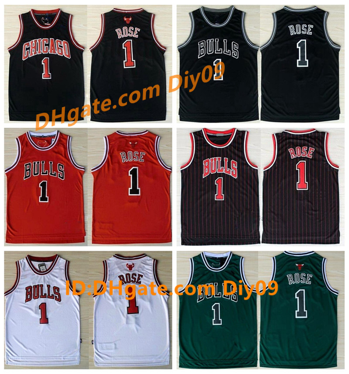 Vintage Rose Retro Mens Chicago Bulls Throwback Jersey 1 Derrick Rose Authentic Red Black White Green Road Basketball Jersey, Black;red
Vintage Rose Retro Mens Chicago Bulls Throwback Jersey 1 Derrick Rose Authentic Red Black White Green Road Basketball Jersey, Black;red