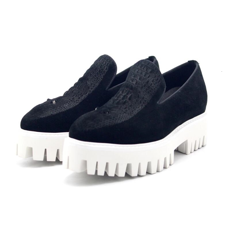 dress shoes casual shoes for men fashion slip on suede leather platform 65v7, Black
dress shoes casual shoes for men fashion slip on suede leather platform 65v7, Black