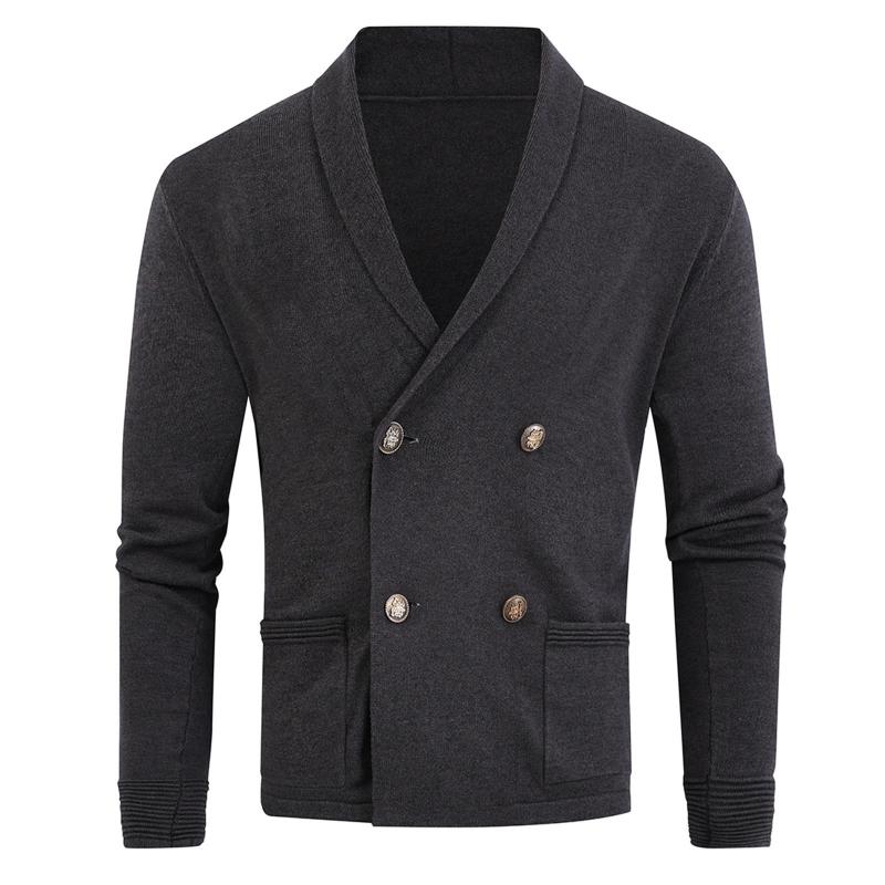 Men's Sweaters Knitted Cardigan Men Sweater Spring Autumn Solid Color Print Casual Double-breasted Long Sleeve Knitwear Jackets, Black
Men's Sweaters Knitted Cardigan Men Sweater Spring Autumn Solid Color Print Casual Double-breasted Long Sleeve Knitwear Jackets, Black