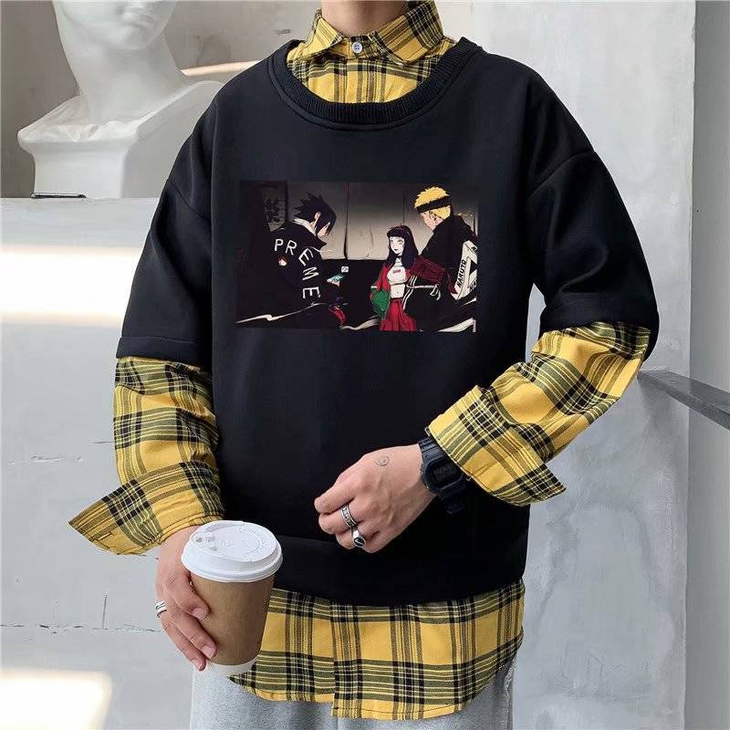 2021 New Naruto Tshirt Streetwear Amine Outono T-shirts Das Mulheres Homens Manga Longa Solta Xadrez t Camisa Meninos Dos Desenhos Animados
2021 New Naruto Tshirt Streetwear Amine Outono T-shirts Das Mulheres Homens Manga Longa Solta Xadrez t Camisa Meninos Dos Desenhos Animados