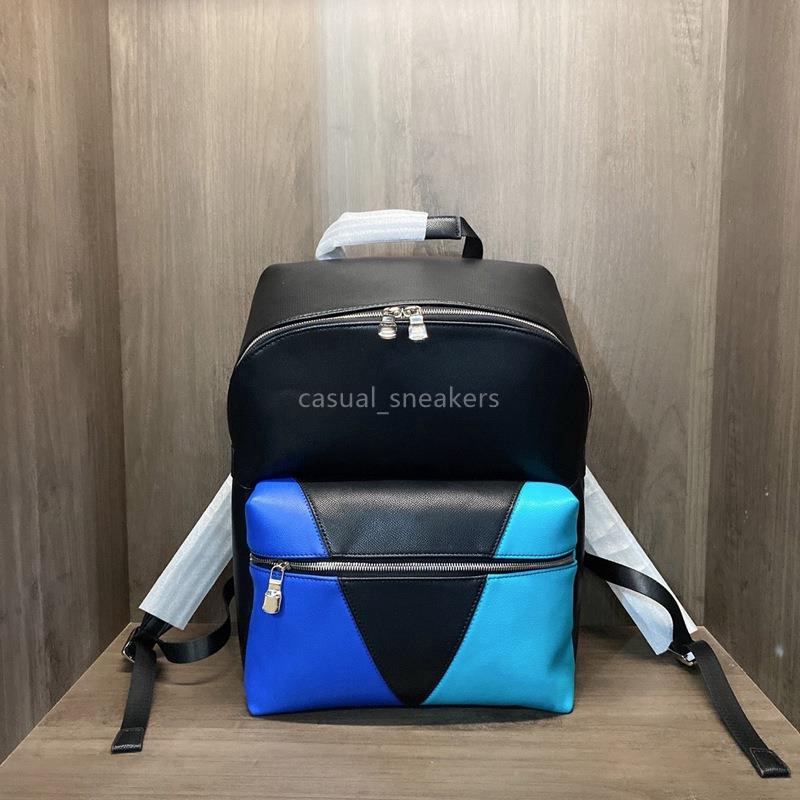 Men Women Discovery Backpack Grey Blue Leather Fashion Backpacks Adjustable Shoulder Straps School Bags Mens briefcase Back Pack Top Handle
Men Women Discovery Backpack Grey Blue Leather Fashion Backpacks Adjustable Shoulder Straps School Bags Mens briefcase Back Pack Top Handle