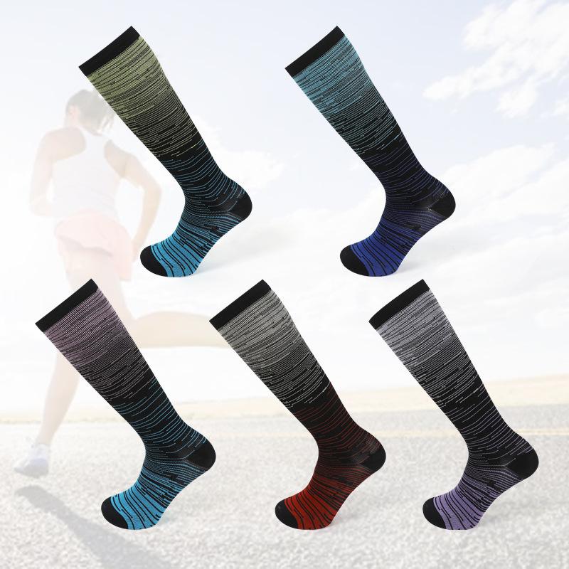 Men's Socks Men Stocking Gradient Ramp Casual Sports High Compression Stockings Soccer Running Male Mid Calf Strip Man Long Sock, Red
Men's Socks Men Stocking Gradient Ramp Casual Sports High Compression Stockings Soccer Running Male Mid Calf Strip Man Long Sock, Red