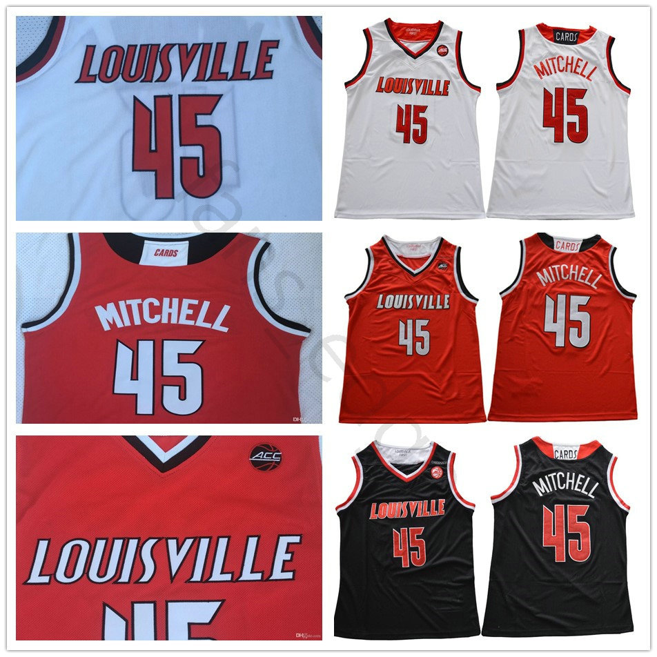 NCAA Louisville Cardinals College Donovan #45 Mitchell Basketball Jerseys Red Black White Stitched Mitchell University Donovan Jersey Shirt
NCAA Louisville Cardinals College Donovan #45 Mitchell Basketball Jerseys Red Black White Stitched Mitchell University Donovan Jersey Shirt