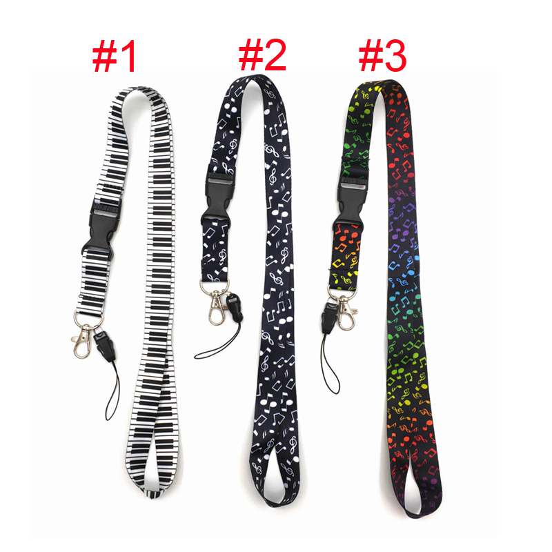 Neck Lanyard Strap for Mobile Phone ID Card Holder Keychain Keys Earphone Accessories Camera Music styles with Metal Clasp Lanyards Piano Rainbow Color Wholesale
Neck Lanyard Strap for Mobile Phone ID Card Holder Keychain Keys Earphone Accessories Camera Music styles with Metal Clasp Lanyards Piano Rainbow Color Wholesale