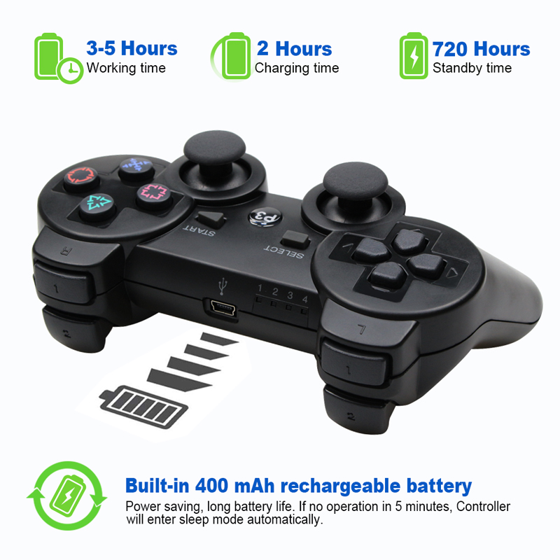 Wireless Gamepad for PS3 Joystick Console Controller For USB PC Controller For PS3 Joypad Accessory