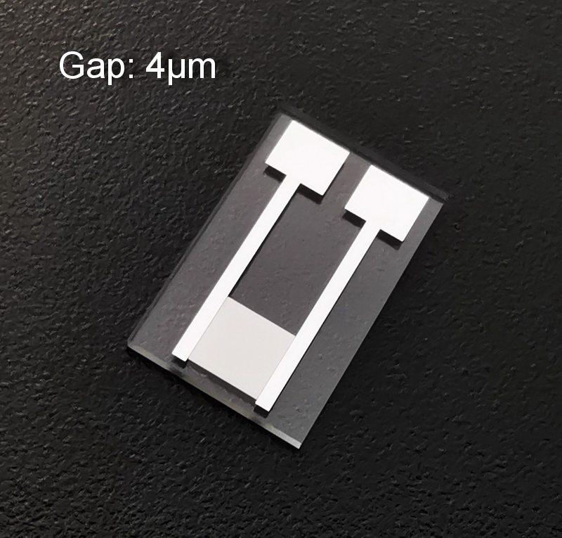 4 micrometers Interdigitated Electrodes Platinum IDE Quartz Glass Microelectrode MEMS Medical optical Chemical Sensor Biosensor Chip Pt
4 micrometers Interdigitated Electrodes Platinum IDE Quartz Glass Microelectrode MEMS Medical optical Chemical Sensor Biosensor Chip Pt