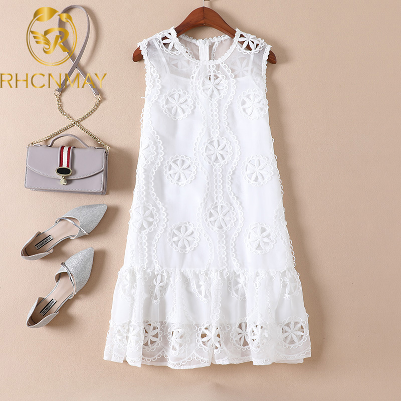 elegant floral embroidery hollow out lace crochet ruffles dress 2021 summer women s sleeveless o-neck a-line mini vest dressswimwear bathing, Black;gray
elegant floral embroidery hollow out lace crochet ruffles dress 2021 summer women s sleeveless o-neck a-line mini vest dressswimwear bathing, Black;gray