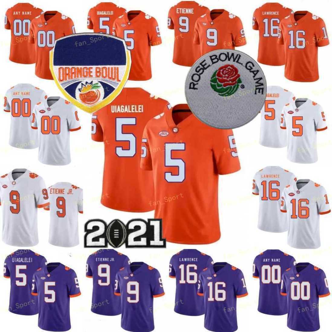 2021 Playoff Clemson Jersey NCAA College 5 D.J. Uiagalelei 16 Trevor Lawrence 9 Travis Etienne JR. White Purple Orange Size S-3XL, As
2021 Playoff Clemson Jersey NCAA College 5 D.J. Uiagalelei 16 Trevor Lawrence 9 Travis Etienne JR. White Purple Orange Size S-3XL, As