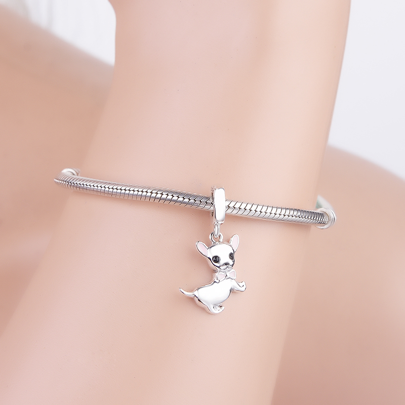 925 Silver Beads Fit Original Charm Bracelet Cute Animals Tortois Cat Puppy Monkey Unicorn Beads For Unisex Valentine Gift