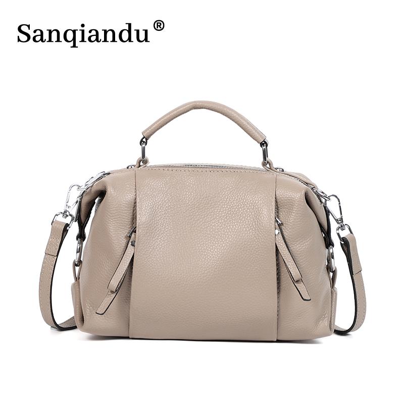 Soft Genuine Leather Handbag Brand Design Elegant Fashion Female High Quality Shoulder Bag Simple Casual Ladies Crossbody Bags, Black
Soft Genuine Leather Handbag Brand Design Elegant Fashion Female High Quality Shoulder Bag Simple Casual Ladies Crossbody Bags, Black