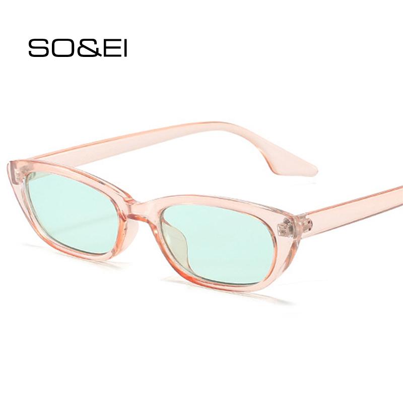 Sunglasses SO&EI Retro Small Cat Eye Women Fashion Clear Ocean Lens Eyewear Men Pink Orange Gradient Sun Glasses Shades UV400
Sunglasses SO&EI Retro Small Cat Eye Women Fashion Clear Ocean Lens Eyewear Men Pink Orange Gradient Sun Glasses Shades UV400