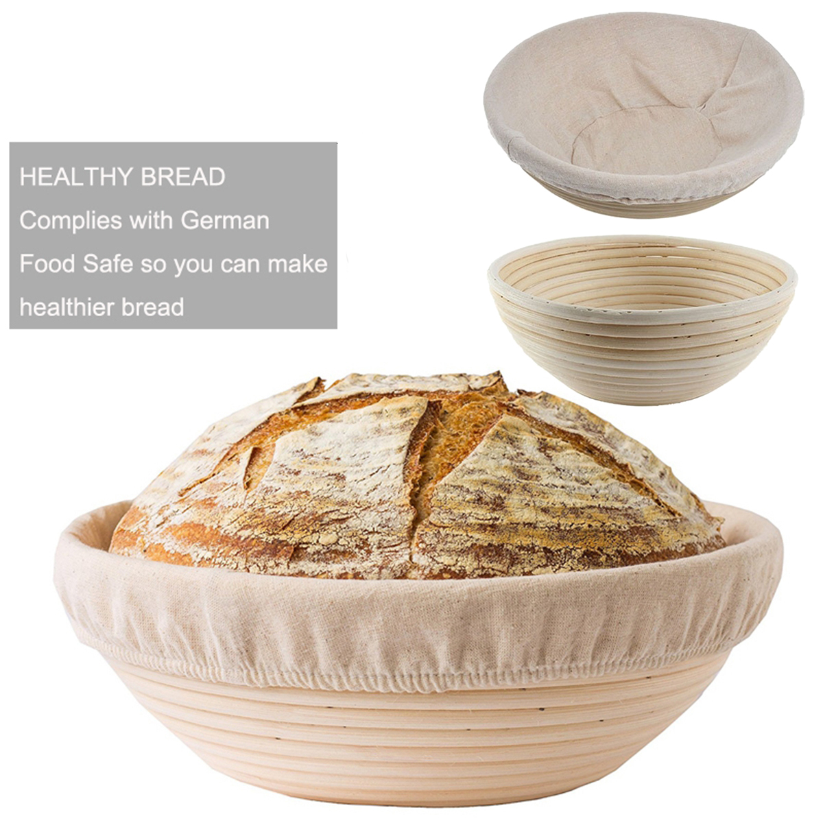 2021 New Round Bread, Natural Wicker-proof Basket, Fermenting Wicker Dough Sourdough Banneton Bread Basket Diy Tool X6vk
2021 New Round Bread, Natural Wicker-proof Basket, Fermenting Wicker Dough Sourdough Banneton Bread Basket Diy Tool X6vk